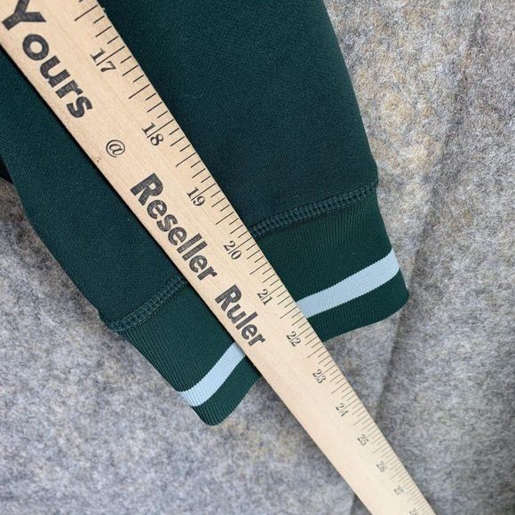 Nike Sweater Men Medium Adult Green Long Sleeve Outdoors Athletic Full Zip Track - Picture 9 of 13